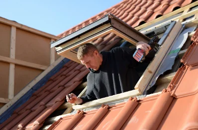Pose de fenêtres de toit Velux au Cheix
